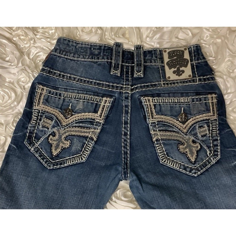 Rock Revival Dorsett Straight Jeans Men's  31x29 Ricky Slim Boot M3